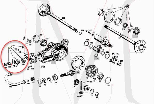 AXLE SHAFT REPAIR KIT