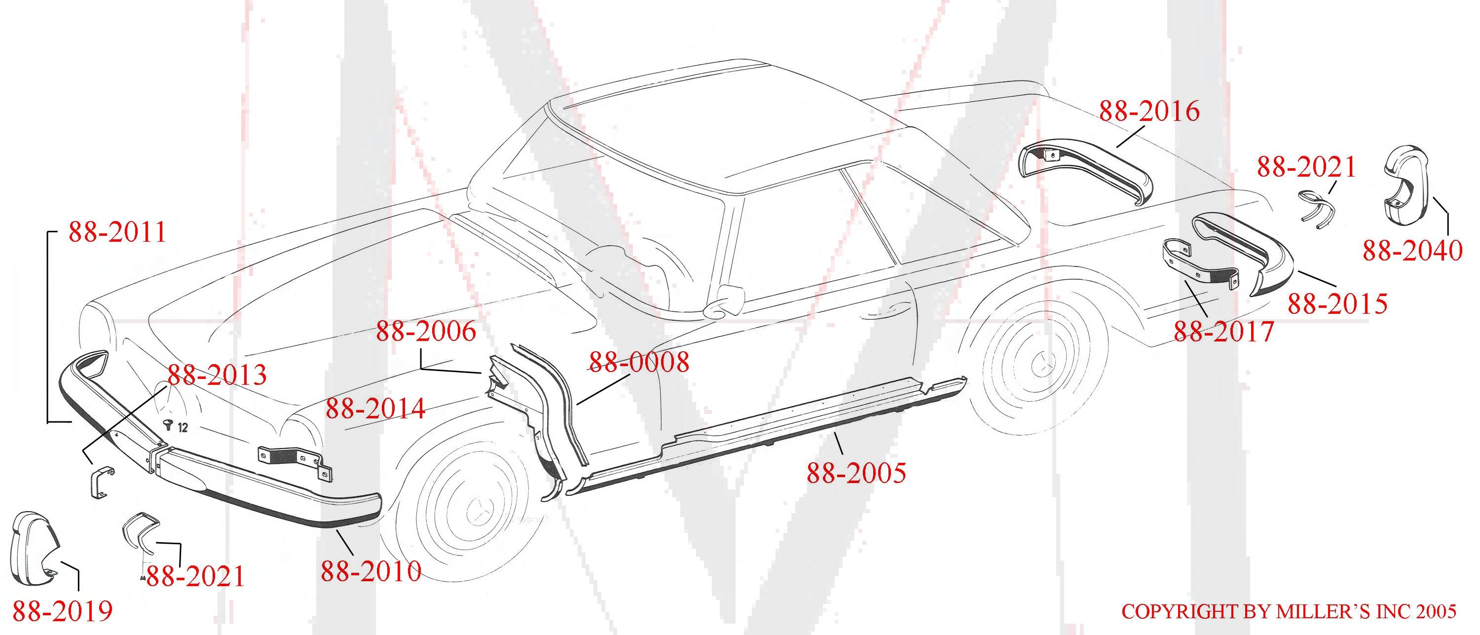 REAR BUMPER - LEFT SIDE
