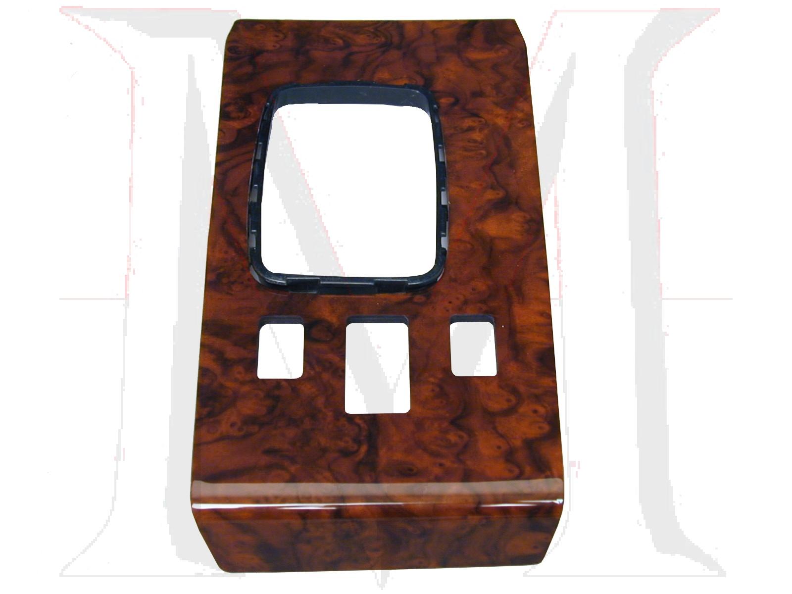 MERCEDES SHIFT CONSOLE BURL WOOD SL (72-74)