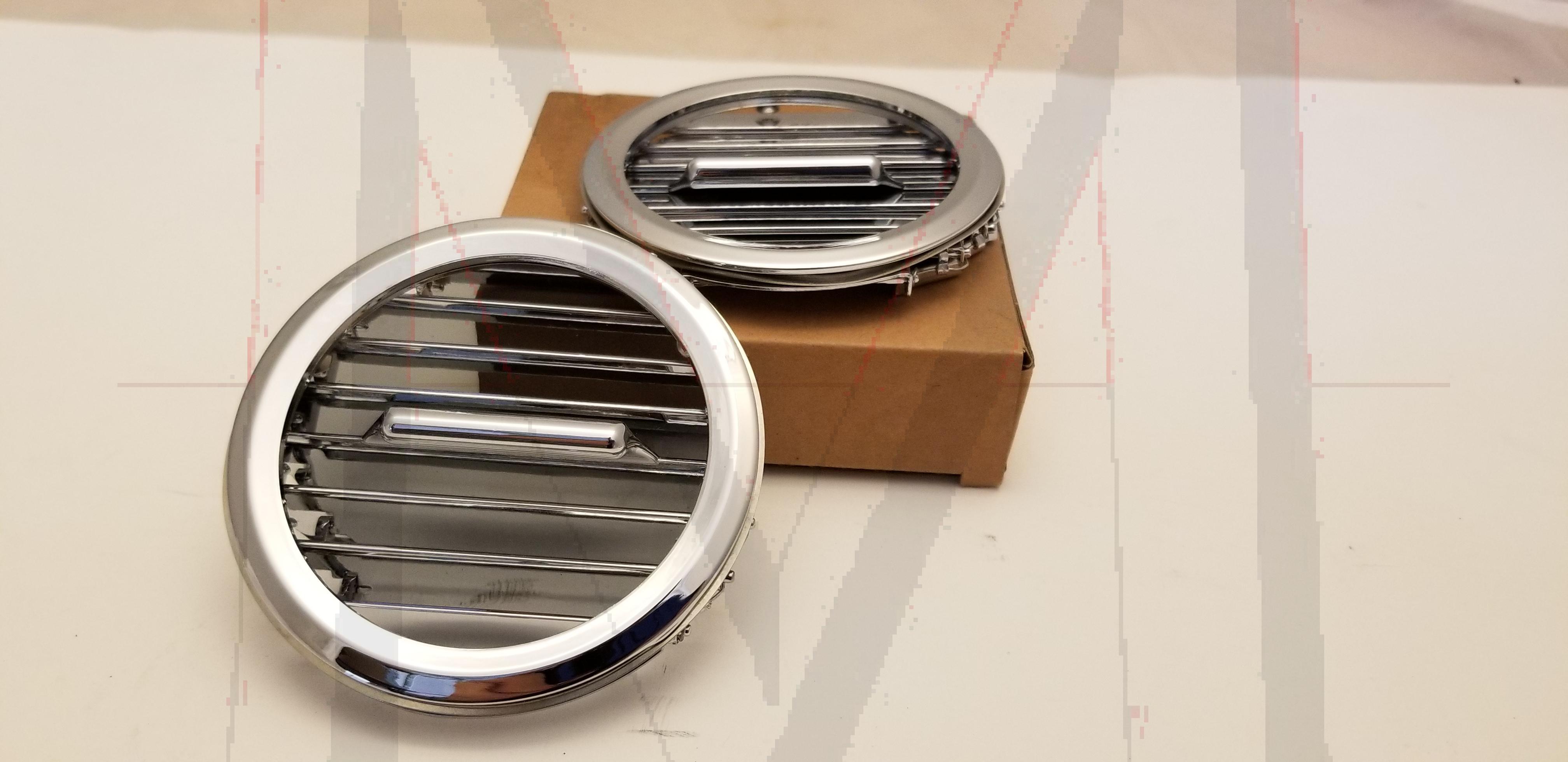 AC CHROME VENT GRILLE