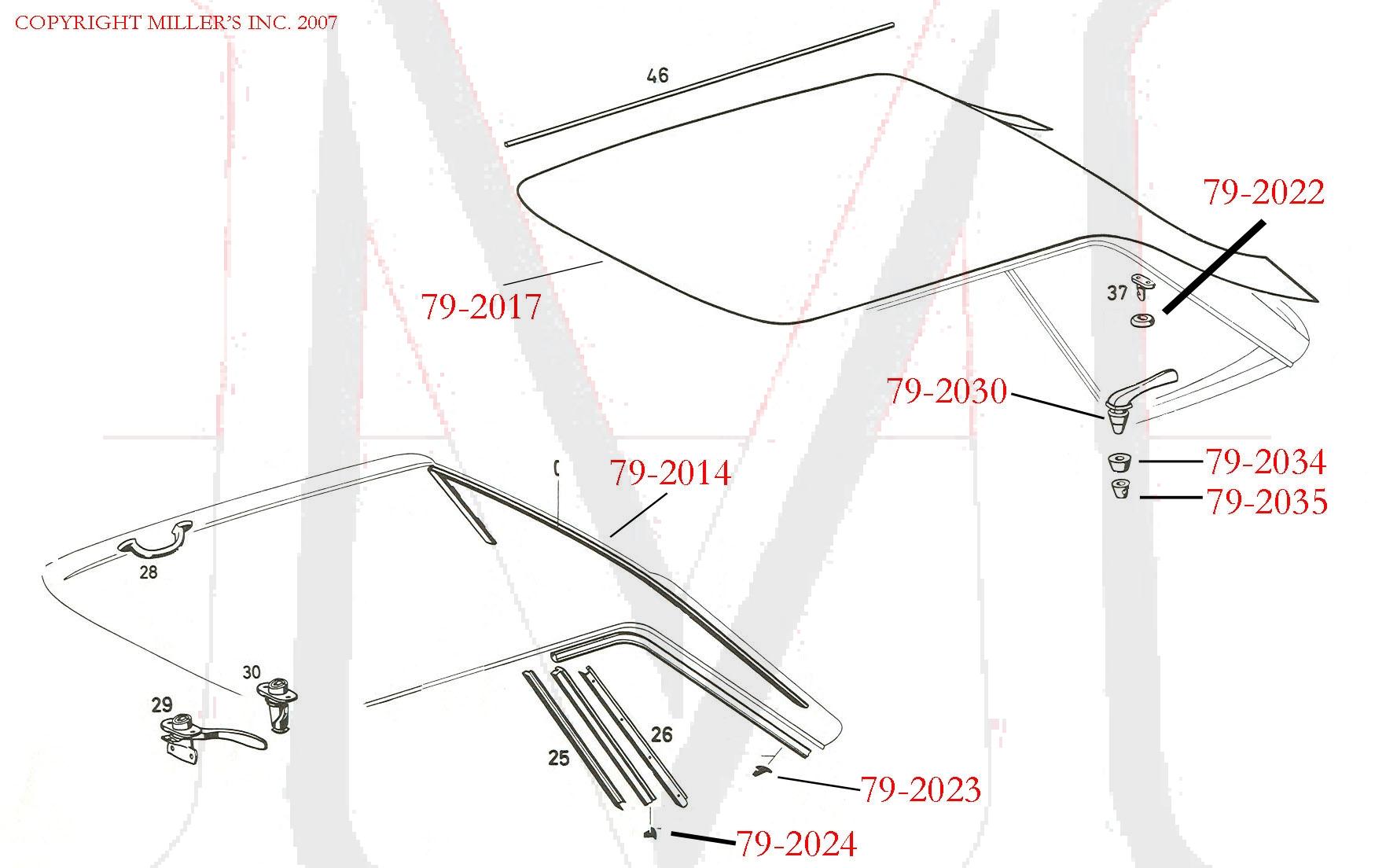 HARDTOP LATCH LOWER BUSHING