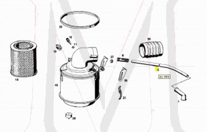 PLASTIC BREATHER PIPE