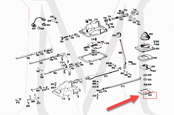 LOWER SHIFT COVER SEAL