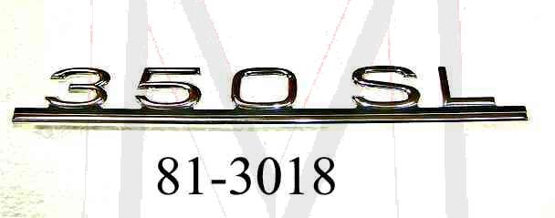 350SL TRUNK EMBLEM