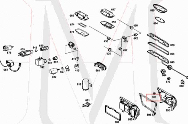 TAIL LAMP RETAINING KNOB
