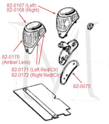 TURN SIGNAL LENS (AMBER)