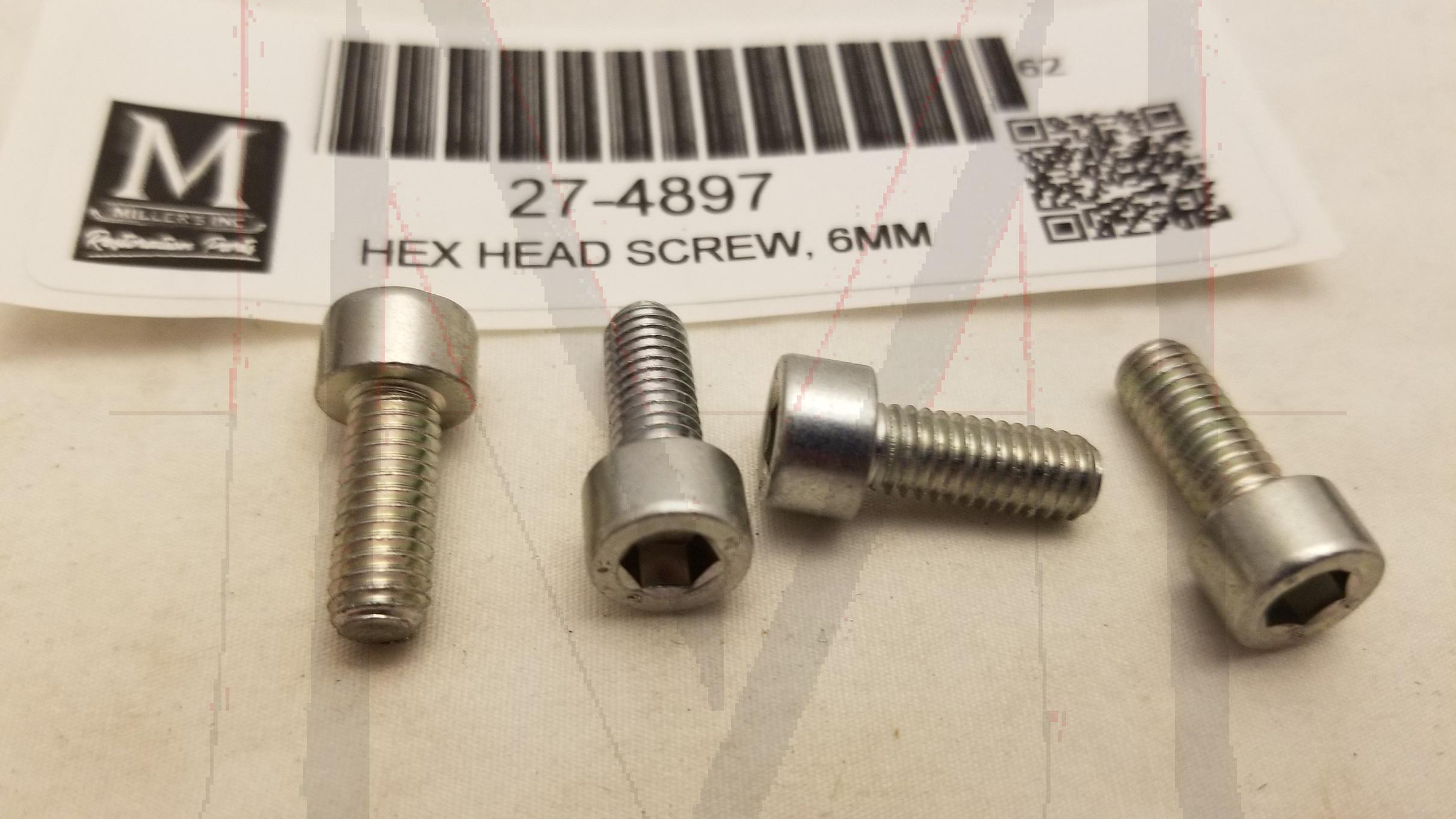 HEX HEAD SCREW, 6MM