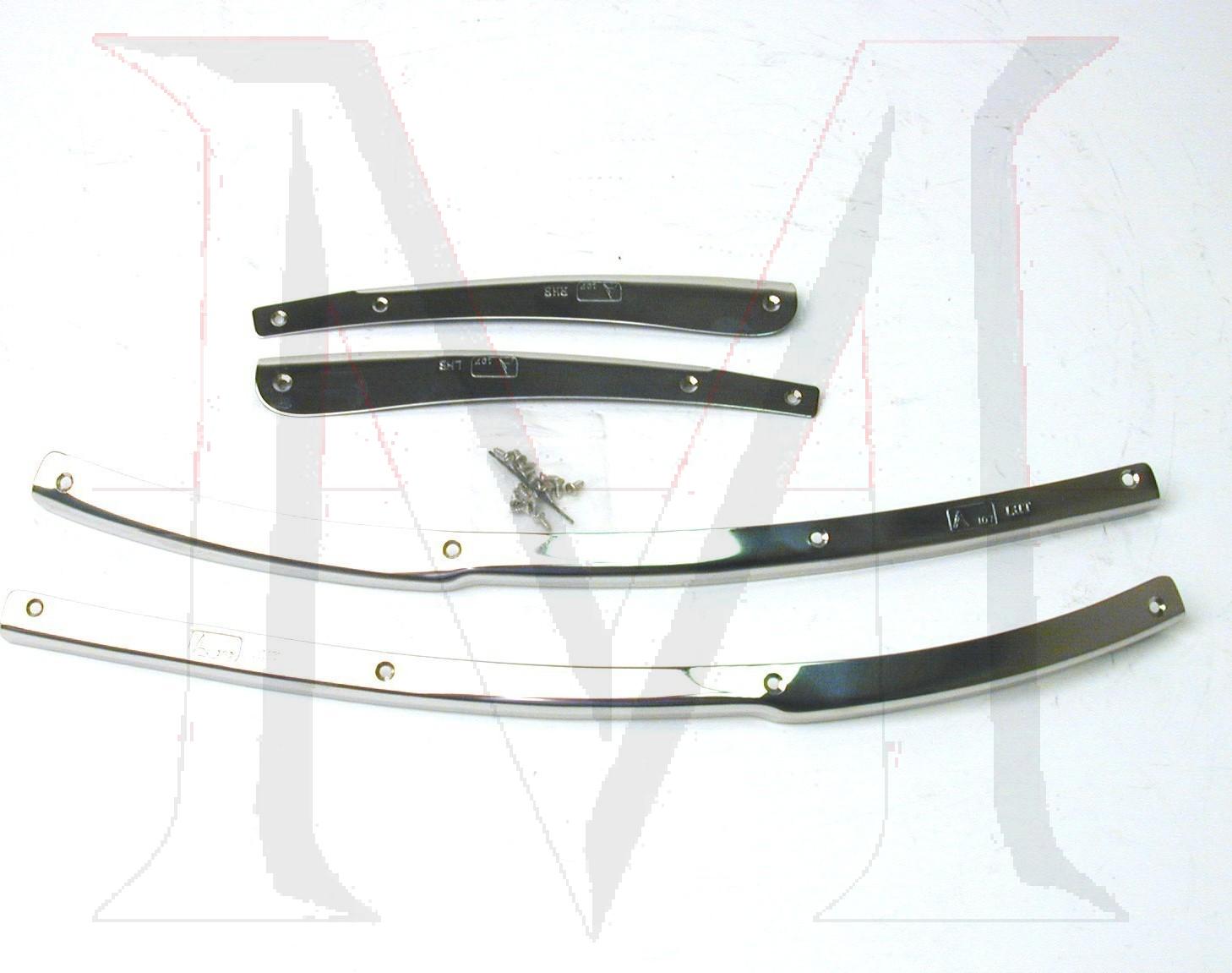CHROME DOOR EDGE GUARD SET