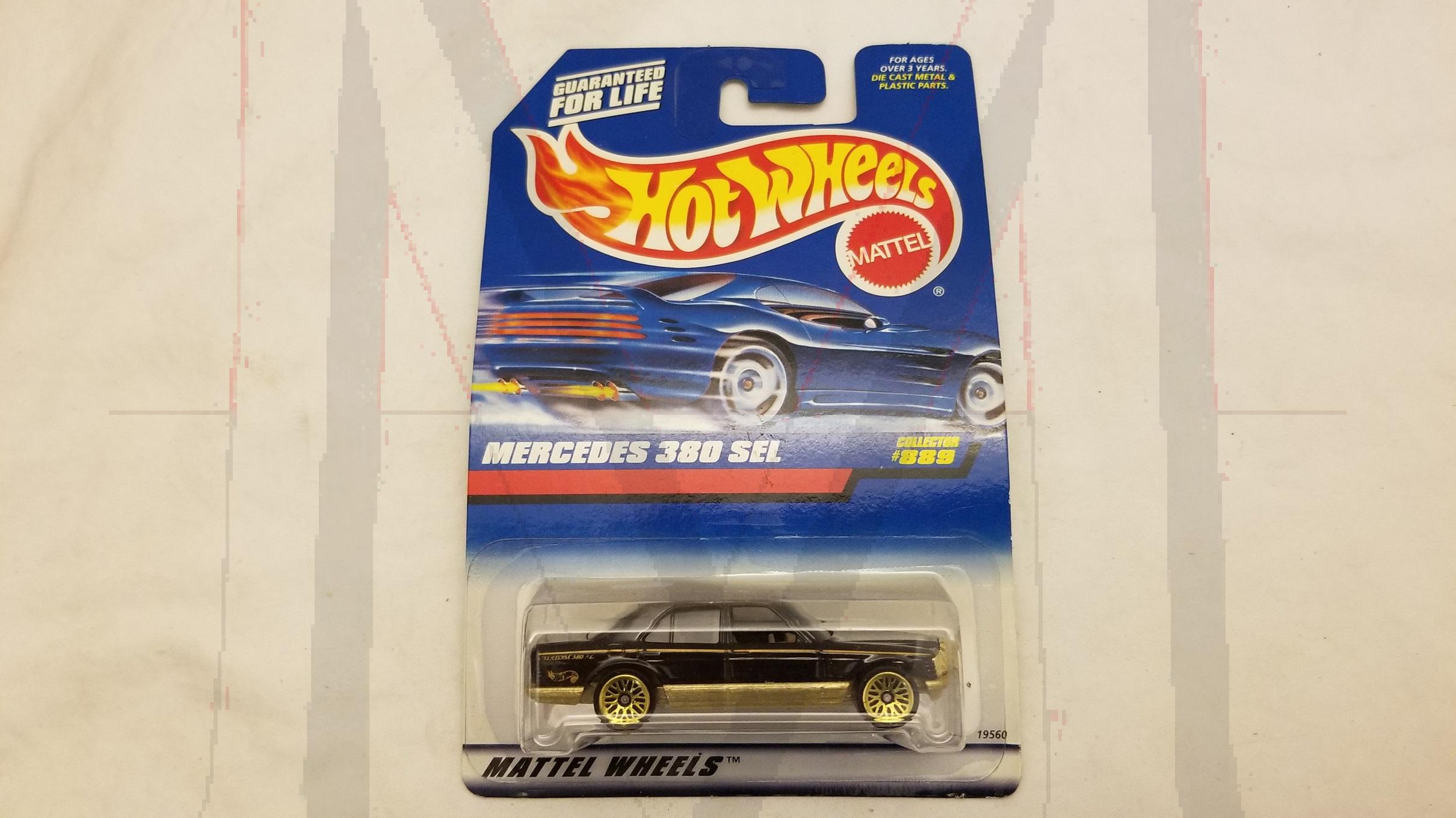 HOTWHEELS #889 MERCEDES BENZ 380 SEL